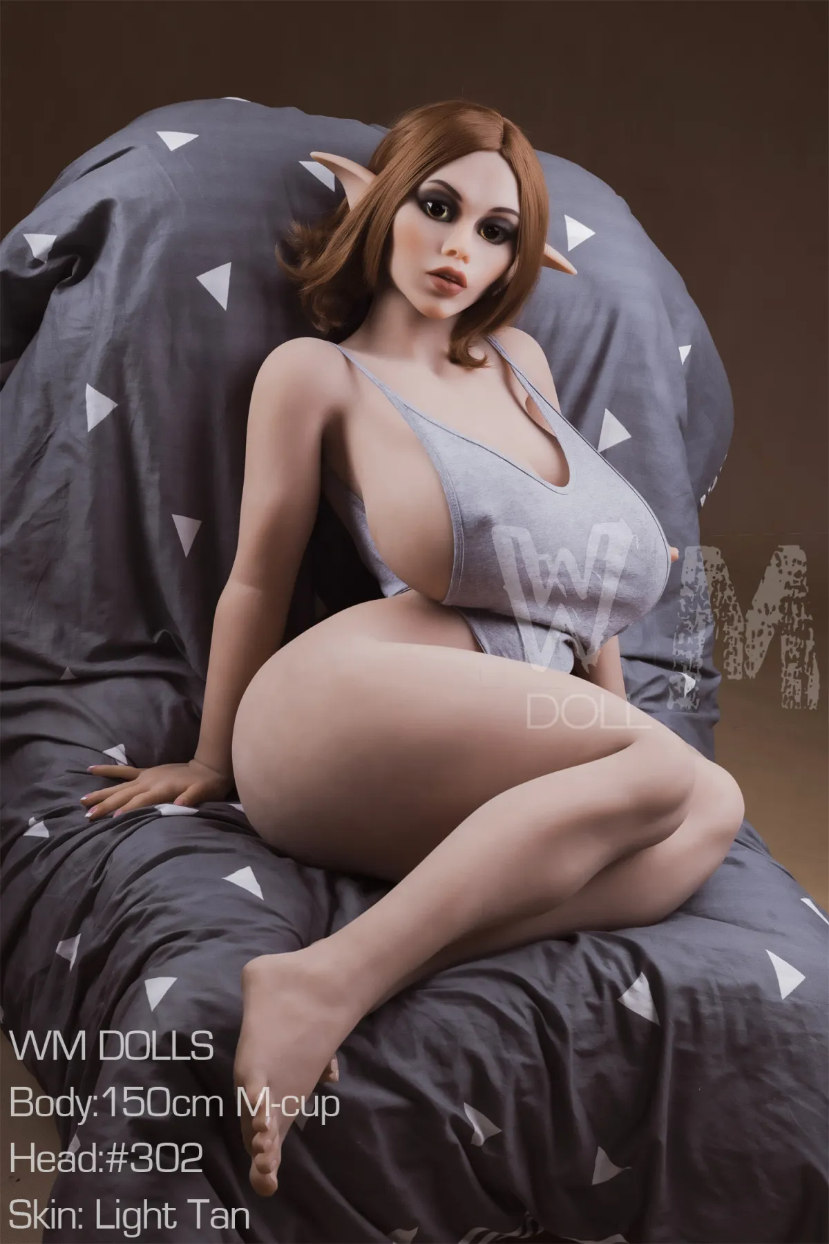 150cm (4ft11) M罩杯 超真實 S-TPE 性愛娃娃 头部 #302